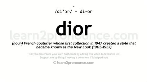 dior correct pronunciation|iann Dior pronunciation.